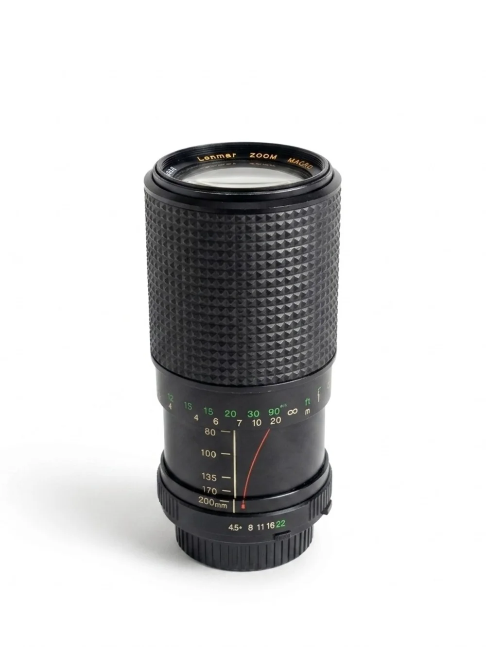 Vintage Lenmar 80-200mm f/4.5 Macro Zoom Camera Lens Untested
